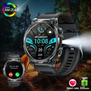 LIGE 2026 New Military Grade 320mAh Battery Smart Watch